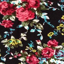 Модные экологичный красочно напечатаны полиэстер футболка из лайкры ткань, мягкая и нежная, XERY J8503