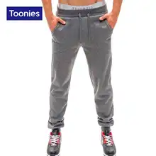 Toonies Marke Kleidung Lässige Neu Jogginghose Männer 2016 Ganzkörperansicht Allgleiches Art Und Weisehose Grau Schwarz männer Hosen Sportwear