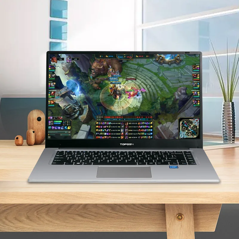 TOPOSH laptop (P2-04)  15.6 inch Intel J3455 Quad Core GF940M 6GB DDR3 Windows 10 2G  Graphics card Laptop Notebook Computer