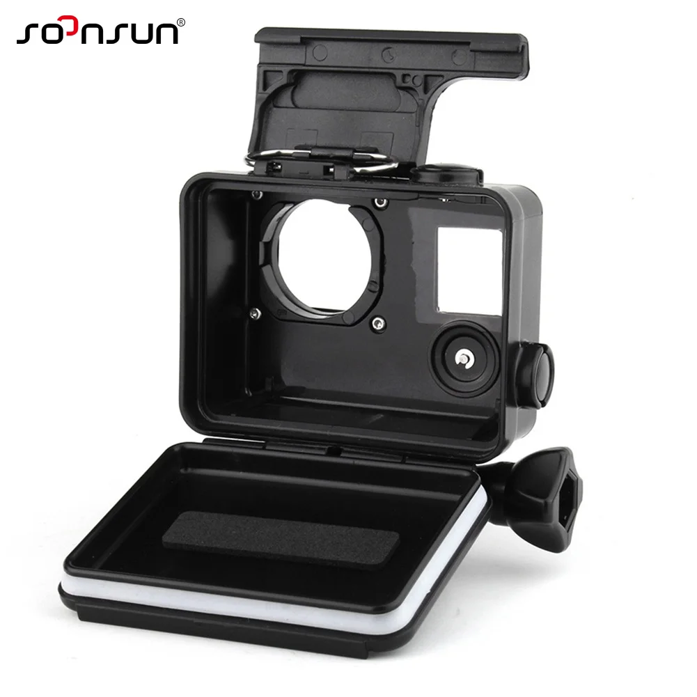 Водонепроницаемый чехол SOONSUN для GoPro Hero 4 3 + подводный дайвинга под водой 35 м