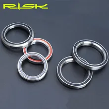 RISK Mtb Bike Headset Bearing For 41/41.8/42/47/49/51/52mm Steel Bicycle Headset Repair Bearings Bike Parts