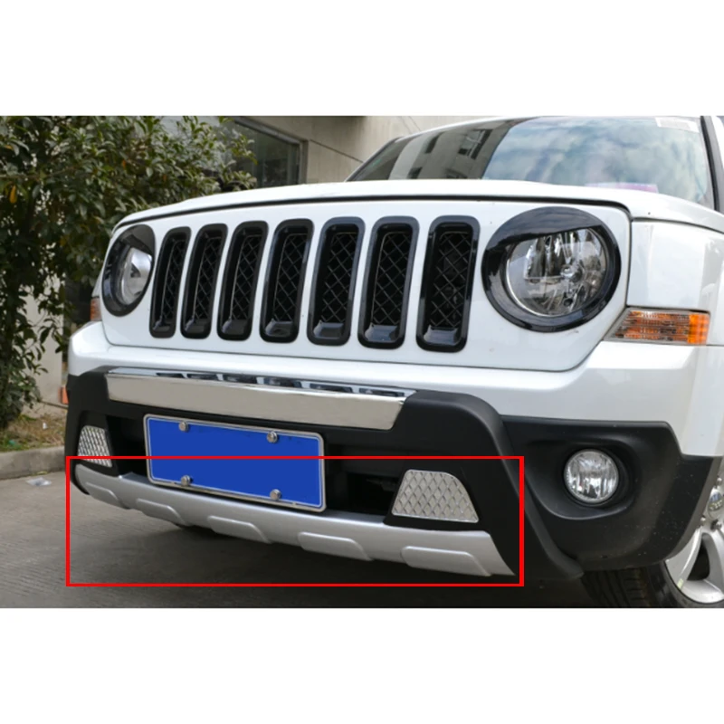Car ABS Front Lower Bumper Protector Guard Bar For Jeep