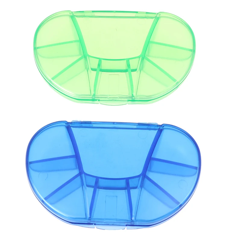 1PC Weekly 7 Days Tablet Container Box Travel Portable Transparent Dispenser 8 Grid Medicine Storage Box Pill Cases 3 Colors
