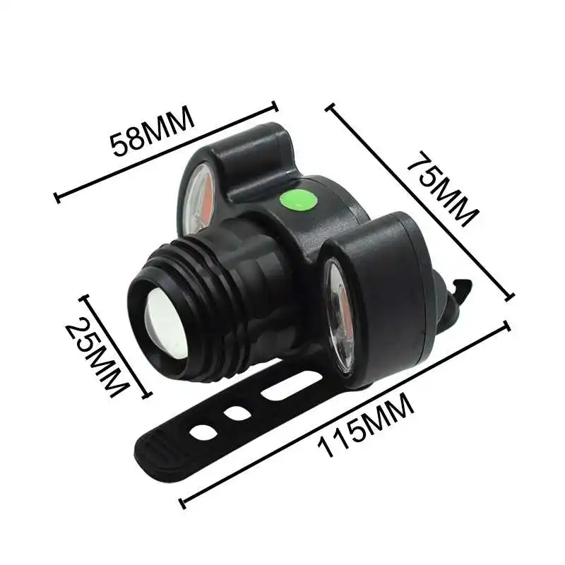 Bike Headlight 15000 Lumens 3 XML-T6 LED 4 Mode 360 Degrees Rotate Waterproof Portable Mountain Bike Front Light