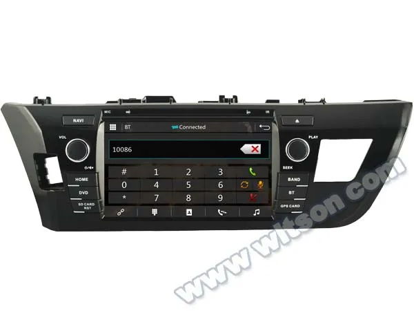 Cheap 8" Special Car DVD for Toyota Corolla E170 2014-2017 & Toyota Corolla Levin 2014-2017 with Front DVR Camera Support 5