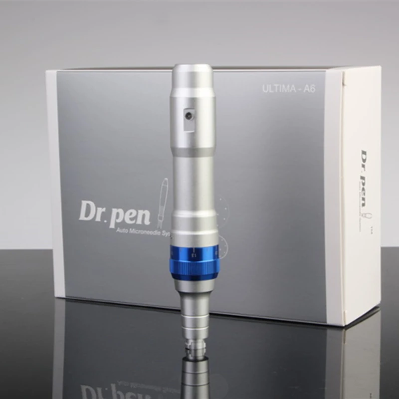  Professional Dr. Pen Ultima A6 Microneedling Pen Wireless Electric Skin Care Tools Kit with 2 Pcs 1