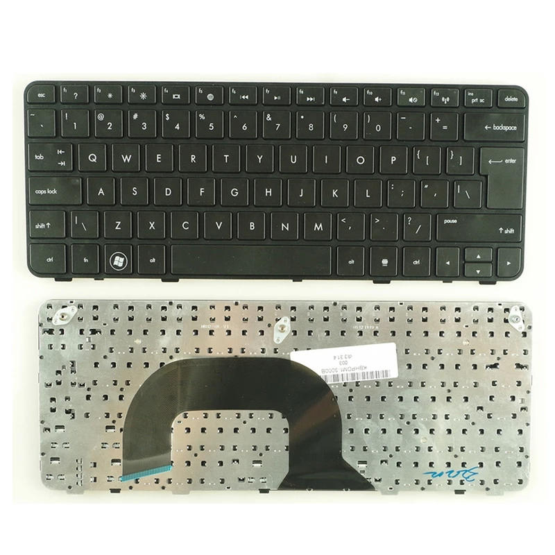 

YALUZU US laptop keyboard FOR HP Pavilion DM1 DM1-4000 DM1-4100 DM1-4200 Keyboard 683100-201 AENM9600230 V110303AS1 682799-201