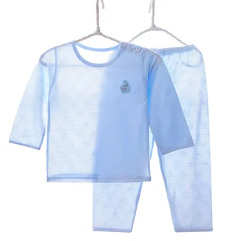 

Brand Pajama Infant Sets Summer Cool Bamboo Fiber Thin Children's Sleepwear Pyjamas Kids for Boy Girl Baby Pijama 2 3 5 7 9 Year