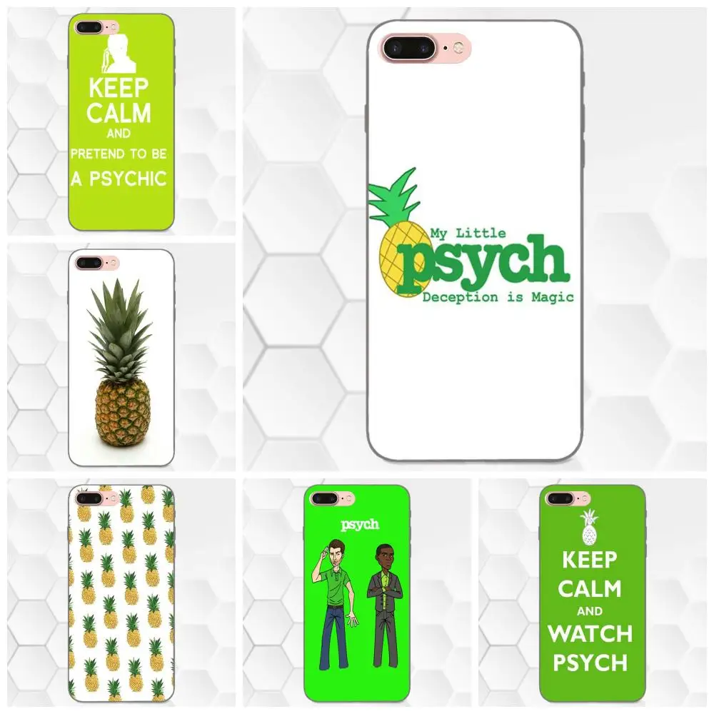 Psych Shawn And Gus для Xiaomi Mi Mix Max Note 2 2S 3 5X 6 8 SE A1 Play F1 Мягкий Силиконовый ТПУ черный чехол