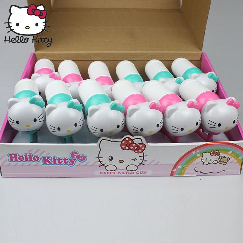 Hello kitty 1 шт. мини брызгающая водой игрушка детская пушка воды пляжа Пистолеты