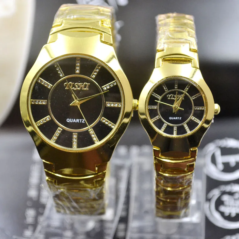 

Jhlf Gold Fashion Casual Trend Men's Steel Band Watches, Student Watches Digital Foreign Trade Quartz Gifts Table 2