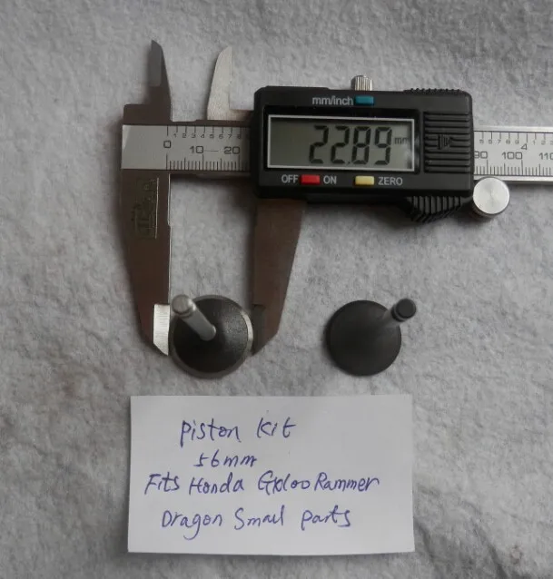 IN & EX VALVES SET HONDA GX100 RAMMER 10