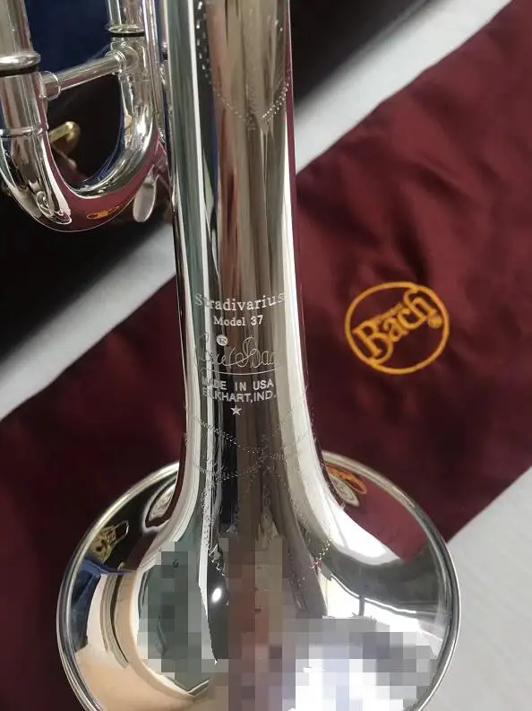 Посеребренный LT180S-37 Trumpete trompet модель 37 синий чехол