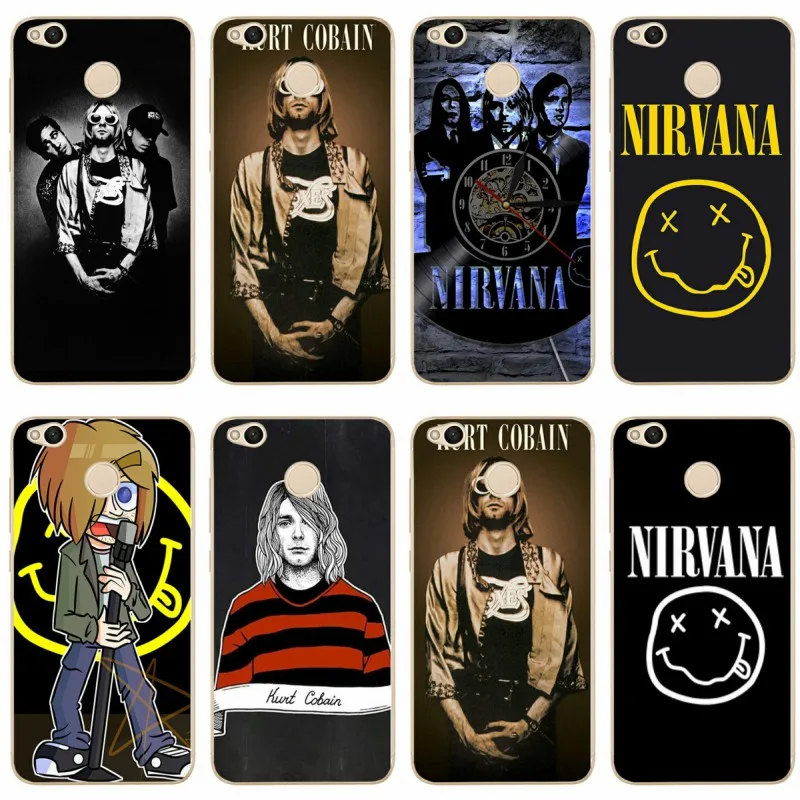 

Nirvana Kurt Cobain Cover Soft Silicone TPU Phone Case For redmi4A 4X 5 5a 5Plus note4 4X 5 for xiaomi 4 5 6X 8 note3 miX2S