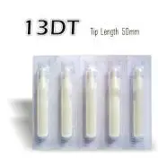 

50Pcs White Short Disposable Tattoo Tips 13DT Sterile Assorted Plastic Tattoo Tubes