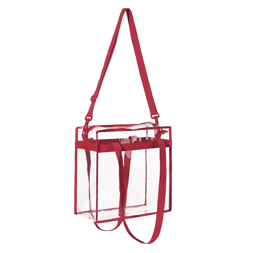 Сумки для хранения сумка на одно плечо молния плечо косметический прозрачный, с застежкой на молнии Макияж сумка унисекс Прозрачные сумки для хранения May13