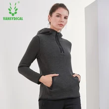 Осенне-зимние спортивные толстовки для женщин, спортивный топ для тренажерного зала, спортивная одежда с длинными рукавами, ветрозащитные спортивные пуловеры для фитнеса