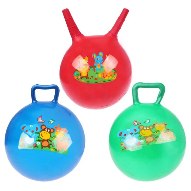 

New 11in Inflatable Kids Baby Toy Balls Jump Ball Hopper Bounce Retro Ball