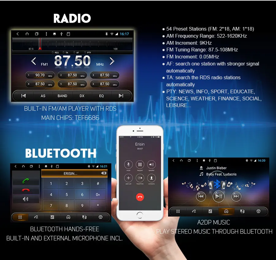 Best ERISIN ES8289C ANDROID 8.1 AUTORADIO CAR DVD PLAYER For Mercedes Benz C/CLK/G Class W203 W209 Vito Viano 13