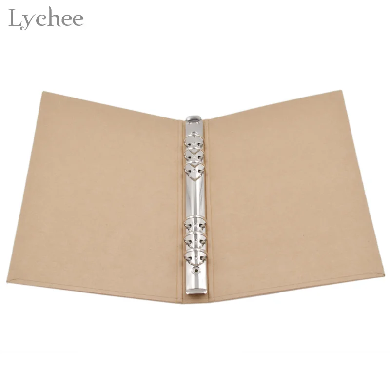

Lychee 1pc A5 Kraft Paper Cover Handmade Notebook Cover DIY Paper Craft