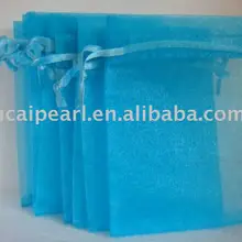 100 шт. цвет небесно-синий изделие ювелирных изделий из органзы свадебный подарок мешок