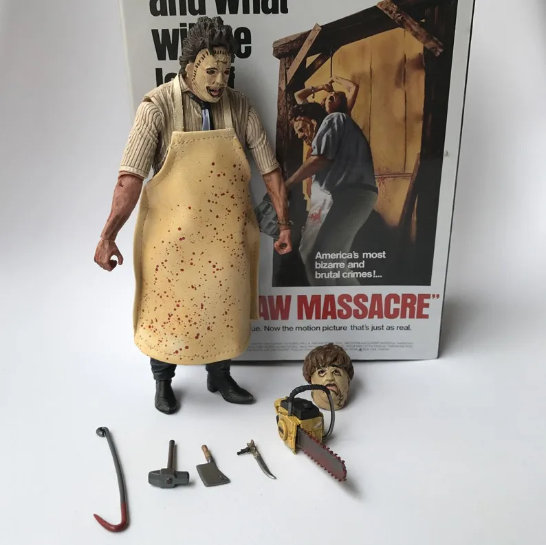 

40th Anniversary 18cm The Texas Chainsaw MASSACRE Ultimate Leatherface PVC Action Figure Doll