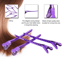 12 шт. заколки для волос стальной плоский металлический одиночный зубчатый Аллигатор заколка для бантов парикмахерские шпильки аксессуары для волос ручной работы инструмент для укладки волос