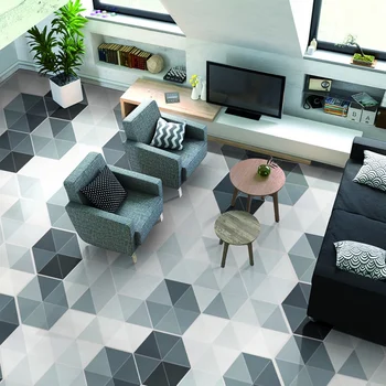 

Waterproof Wallpapers DIY Kitchen Bathroom Decor Self Adhesive Tile Art Floor Wall Decal Sticker