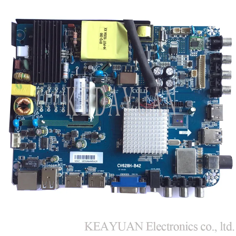 

free shipping original 100% test for HKC H32DB3000T LE-32A8 LCD LED motherboard CV628H-B42