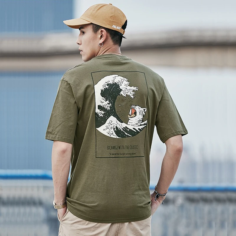 

Cotton Print Brand Clothing Marvel T Shirt Men Hip Hop 2019 New Arrival Outfit Short Sleeve Male Surfing The Personality Tee