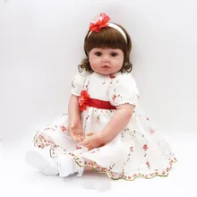 Dollhouse 55cm adorable chucky Handmade Silicone Vinyl Baby Reborn Dolls Kids Princess Toys Children bonecas bjd brinquedos bjd