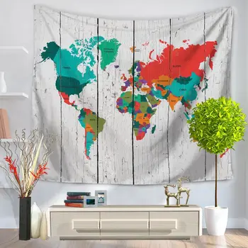 

2017 Hot World Map Constellation 3D Print Tapestry Home Decoration Wall Hanging Living Room Bedroom Tapestry Curtain Banners