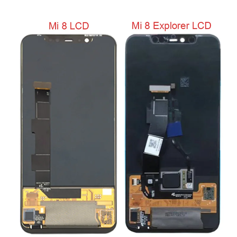  Super Amoled LCD Screen For Xiaomi Mi 8 LCD MI 8 Explorer Display Digitizer Assembly Touch Screen F