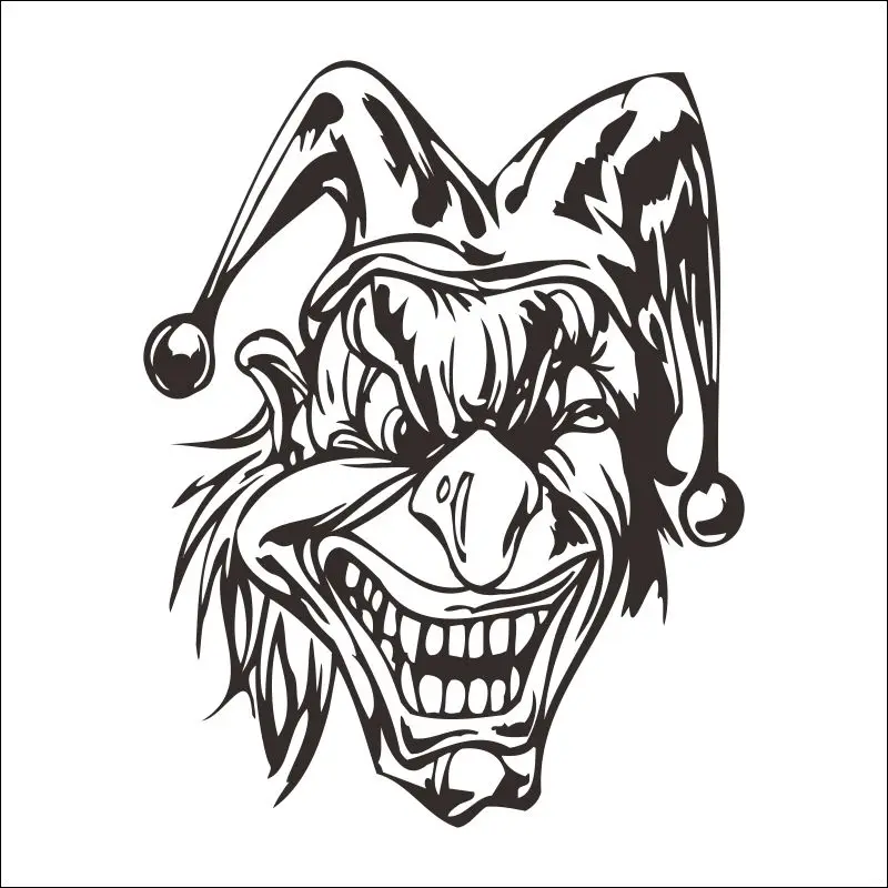 DCTAL клоун Наклейка на стену Цирк Клоун сравнению Jester Juggler карнавал | Отзывы и видеообзор