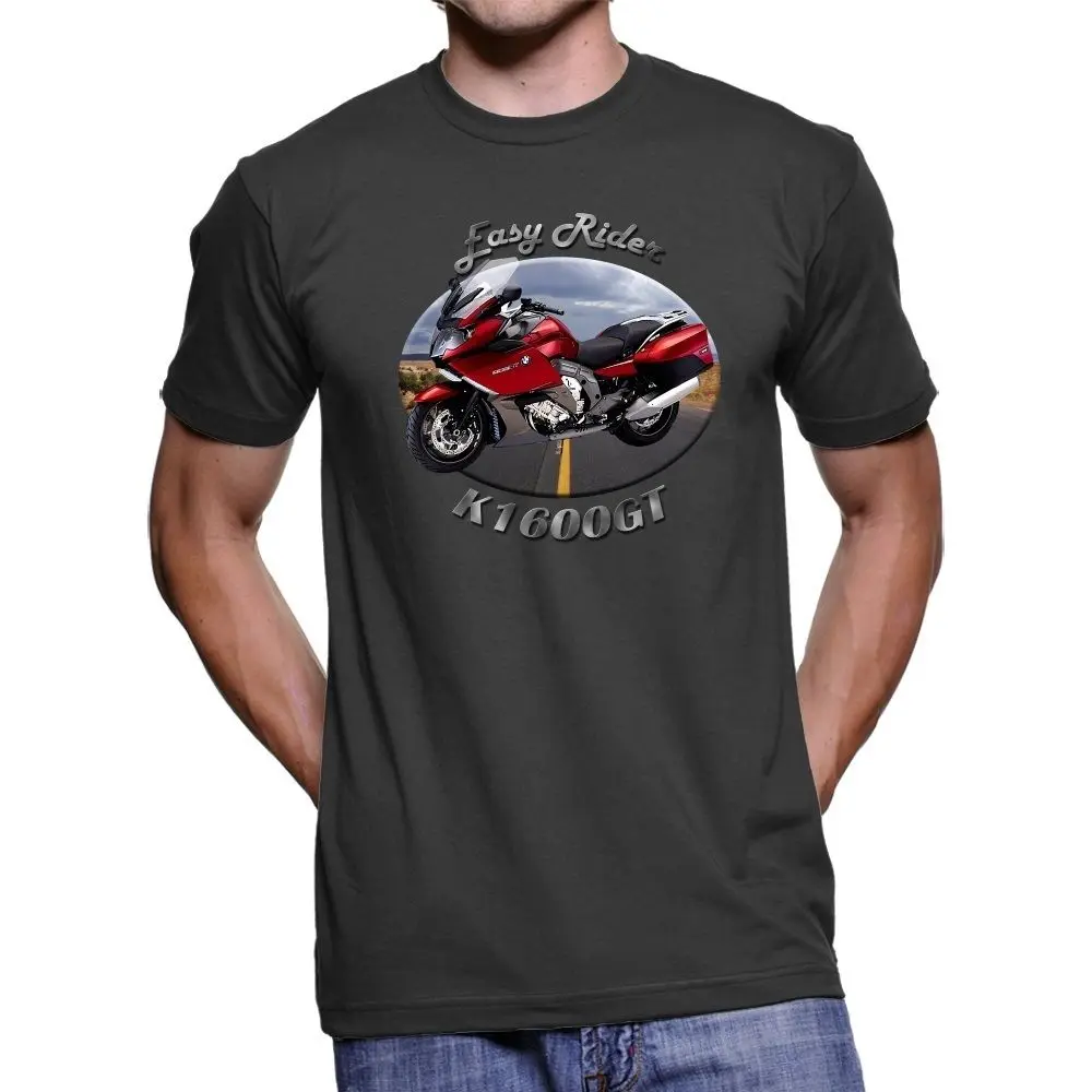 

2019 Summer Fashion Men Tee Shirt Motorcycle Motorbike K1600GT Easy Rider Men`s T-Shirt