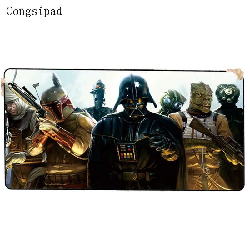 Congsipad Shop Locking Edge Mouse Keyboards Star Wars Mat for League of Legend Mouse Pad Keyboard Mat Table Mat for Dota 2 CS Go
