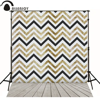 

Allenjoy photography backdrops retro luxury abstract lines geometric chevron wallpaper kids cute backgrounds photographic