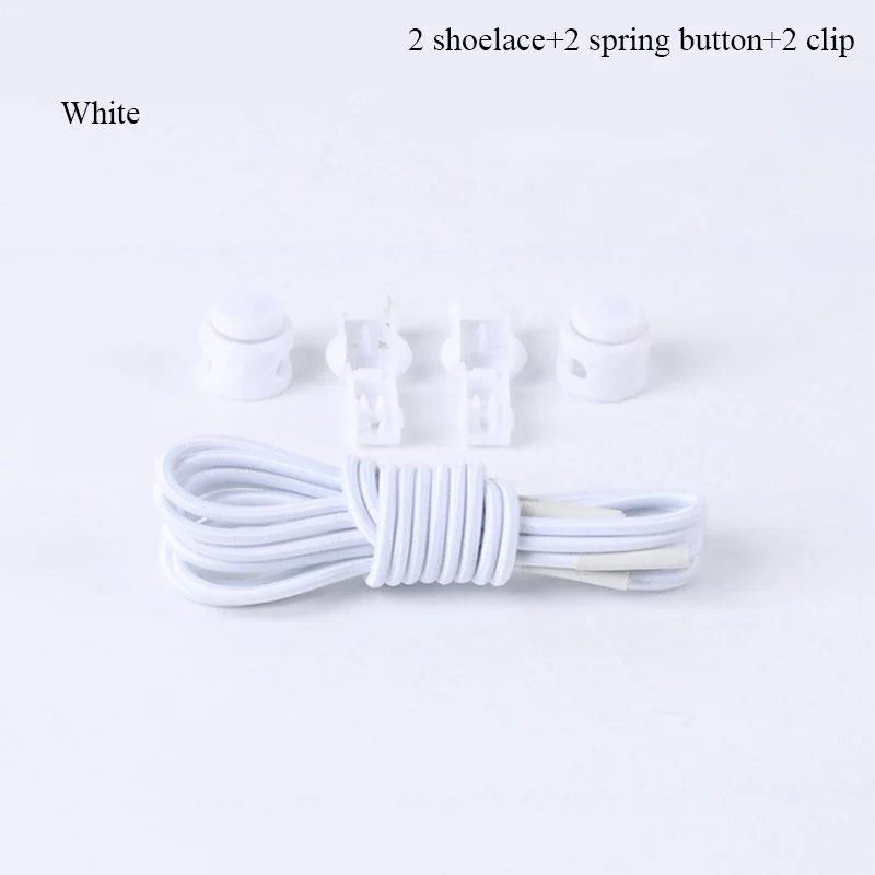 No Tie Shoelaces Stretching Lock lace Locking Shoe Laces Elastic Sneaker Chidren Shoelaces Shoestrings RunningJoggingTriathlon (24)