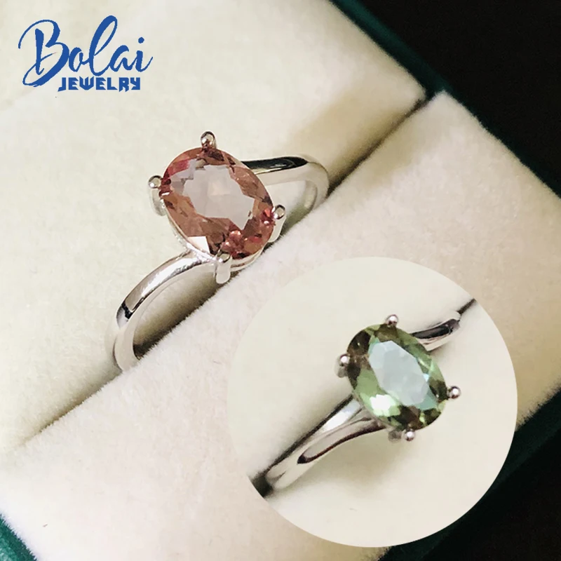 Женское Обручальное Кольцо Bolai Oval 8X6mm Nano Zultanite ювелирное изделие из стерлингового