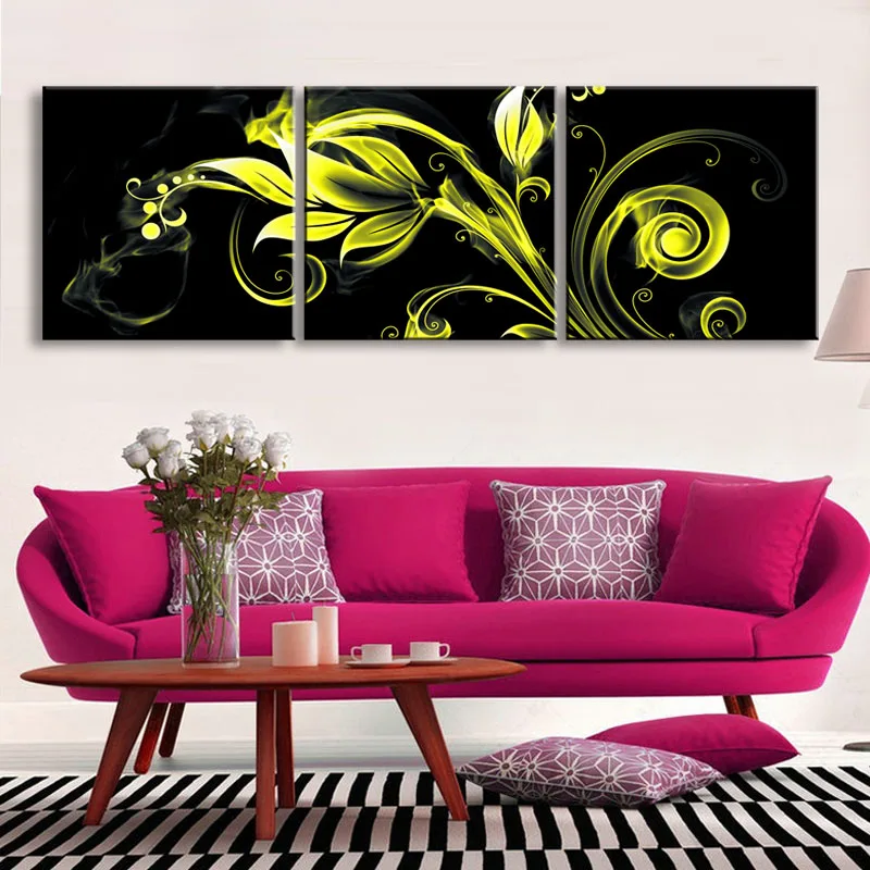 3 pieces high-definition print Landscape canvas oil painting poster and wall art living room picture PF3-022 (3)
