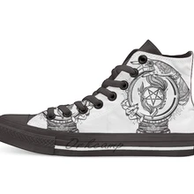 Psychic Reader/Повседневная парусиновая обувь с высоким берцем и хрустальными помпонами; кроссовки; светильник; прогулочная обувь