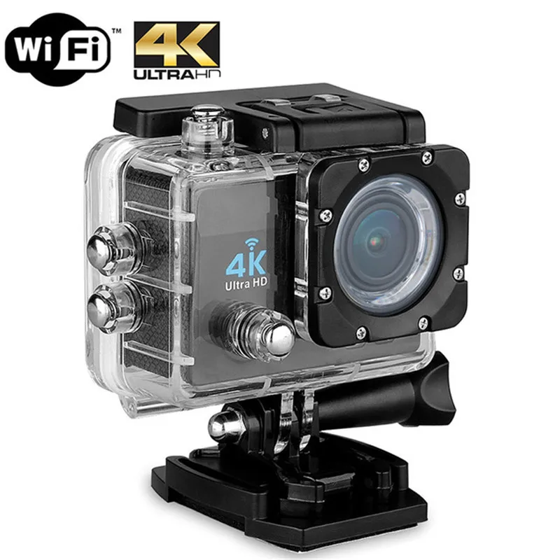 Спортивная Экшн камера для мотоцикла 4K 16M 173 Объектив WIFI Suport 64GB Max 30M