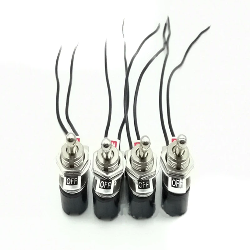 

AC 250V 6A On/Off Prewired Standard Toggle Switch With Wire Cable KNS-1 SPST Contacts Switch Electrical Equipment