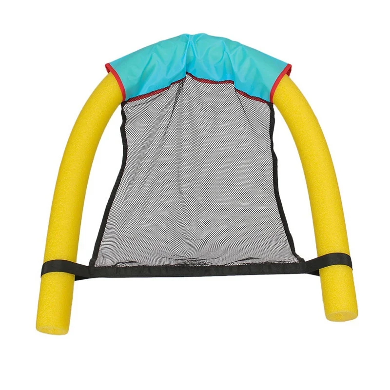 Бассейн плавающий лапша сетка безопасный стул сетка стул для плавания сидения сетка и аксессуары для плавания для бассейна вечерние детские кровати сиденье водный спорт - Color: 2