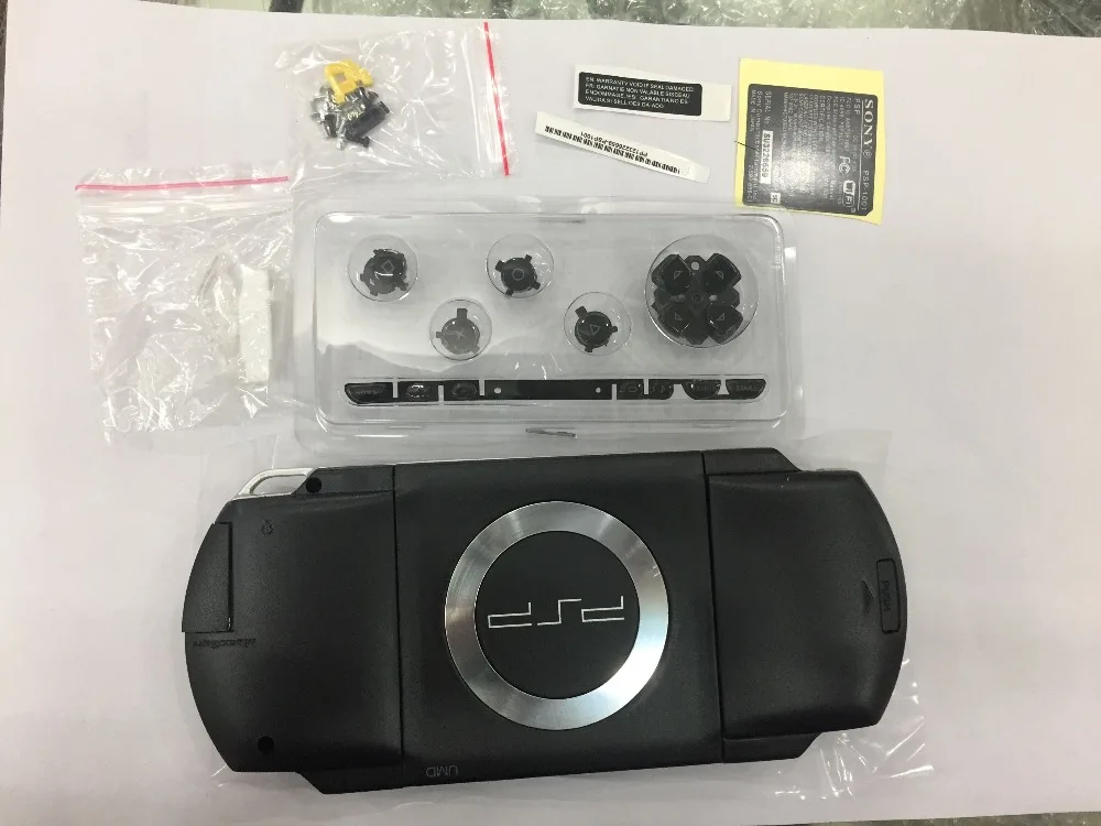 Black Color for Sony PSP1000 PSP 1000 Game Console replacement full