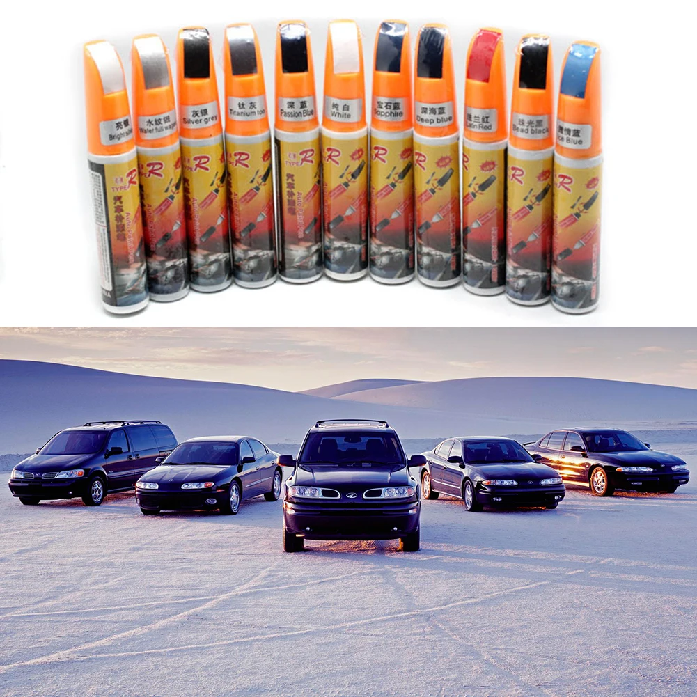 

Hot Professional Car Care Paint Repair Pens Waterproof Clear Car Scratch Remover Painting Remover Pen 11colors 12ml