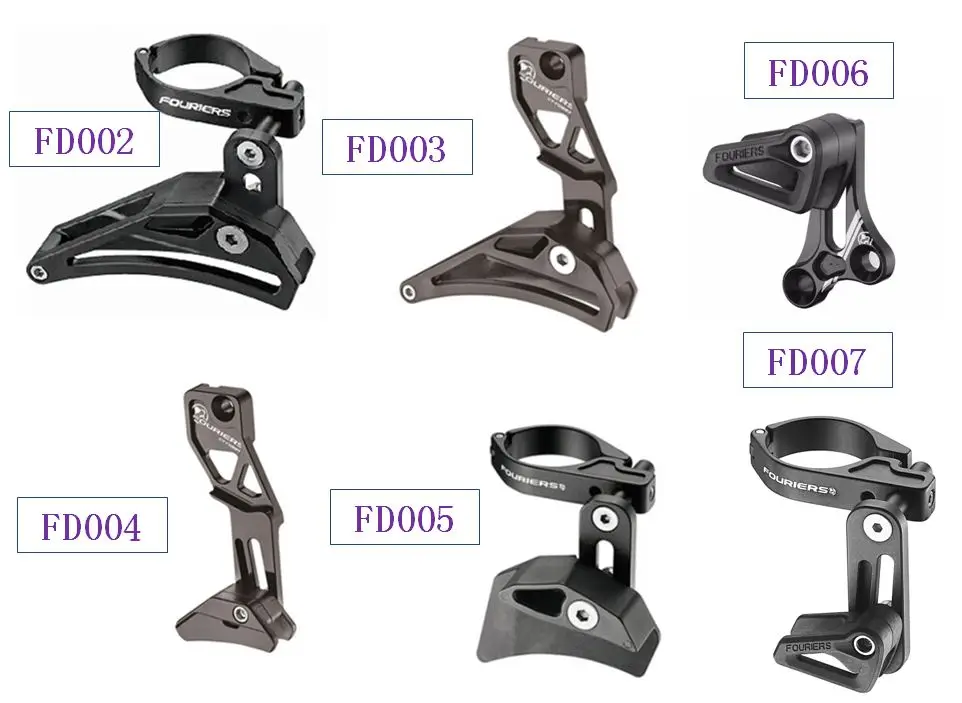 Сплав Fouriers Seattube зажим цепи руководство для 1 * Системы Aseemble на передней Derailluer Super Light 34,9/31,8 мм - изображение