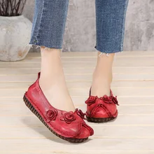 VALLU/ г.; женская обувь на плоской подошве из натуральной кожи; винтажные женские мокасины на плоской подошве ручной работы с цветами; женские лоферы; большие размеры
