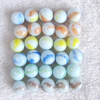 

Free shipping 240pcs/lot 6 colors White stripes marbles Pinball machine decorative 14mm Decorative vase fish tank crafts marbles