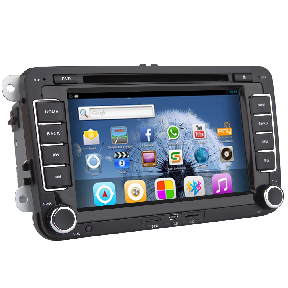 Discount System USB Android 5.1 Car DVD Player Can Bus 4-CORE APP Auto For VW Volkswagen Autoradio GPS NAVI Radio Stereo 1080P Bluetooth 13